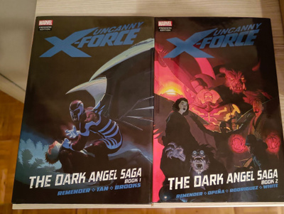 Uncanny X-Force The Dark Angel Saga 1 ja 2 HC