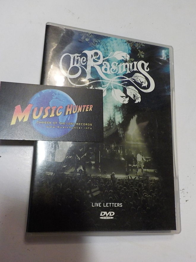 THE RASMUS - LIVE LETTERS DVD KOLMELLA NIMMARILLA