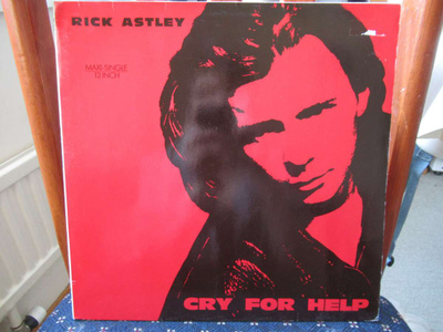 RICK ASTLEY - CRY FOR HELP 12" VINYL