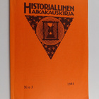 Historiallinen aikakausikirja 3/1984 - pikkukuva 1