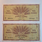 Suomi	1963	1 markka 2kpl (14363) - pikkukuva 1