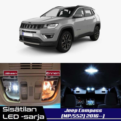 Jeep Compass (MP/552) Sisätilan LED-sarja 10-osa