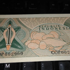 Indonesia 1 Rupiah 1961 P78 UNC - pikkukuva 2