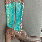 Italialaiset cowboy boots Dominici saappaat 37 nahkaa - pikkukuva 2