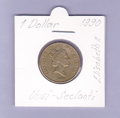 Uusi Seelanti 1 dollar v.1990 KM#78