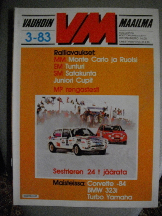 Vauhdin Maailma Nro 3/1983 (25.11)