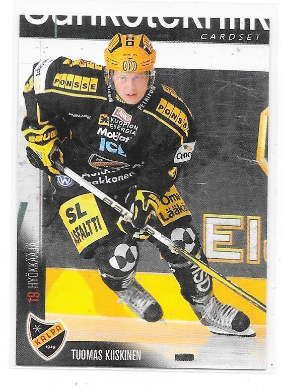 2010-11 CardSet #244 Tuomas Kiiskinen Kalpa