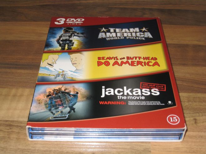 Team America-Beavis and Butt-Head-Jackass 3xdvd Boxi