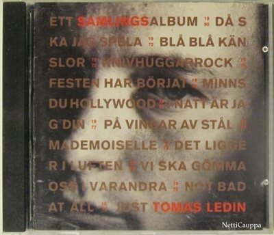 Tomas Ledin • Ett Samlingsalbum 1990 CD