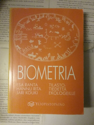 Biometria: tilastotiedettä ekologeille (nid.)