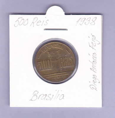 Brasilia 500 Reis v.1938 KM#540