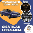 Opel Omega B Sisätilan LED-sarja 15-osainen - pikkukuva 1