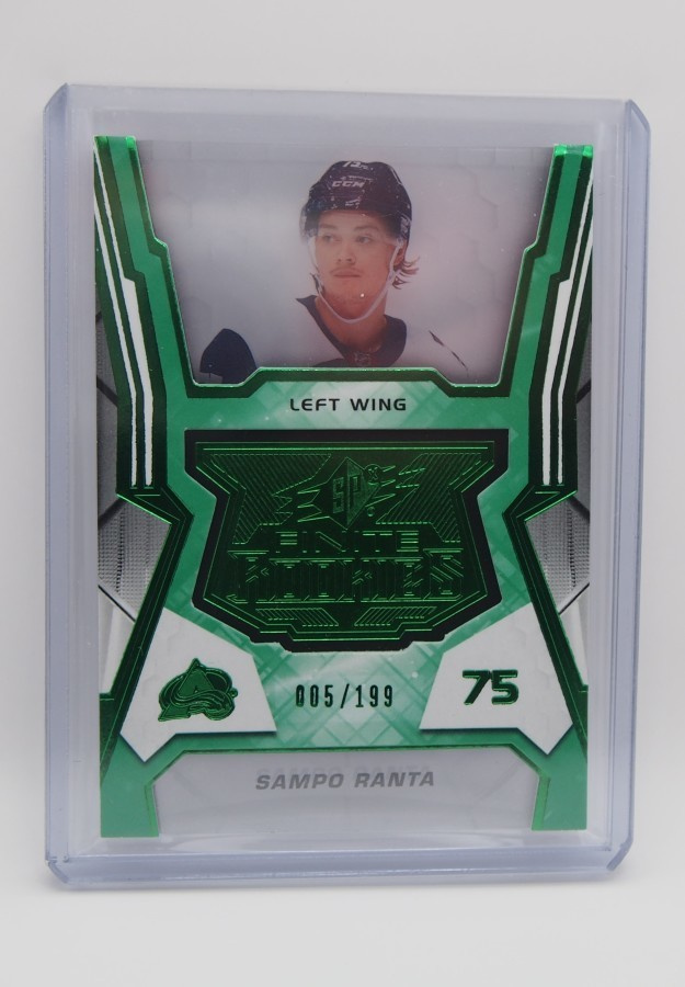 2021-22 SPX Finite rookies Green Sampo Ranta /199
