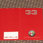 1993 Alfa Romeo 33 värikartta - KUIN UUSI - esite - pikkukuva 1