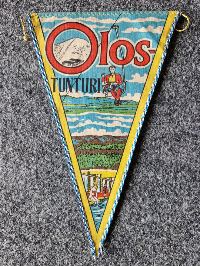 Olos Tunturi vintage iso matkailuviiri