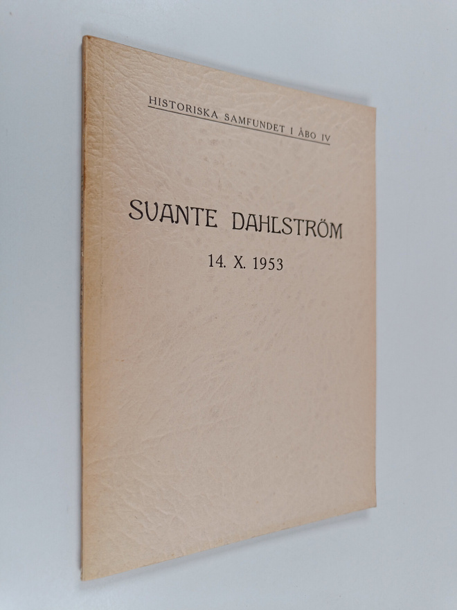 Svante Dahlström 14.X.1953