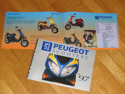 1997 Peugeot skootteri esite - suom - 12 sivua