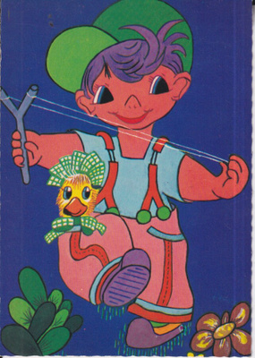 Pikkupoika ja  ritsat.  e104