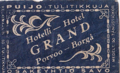 Porvoo - Borgå Hotelli GRAND  b505