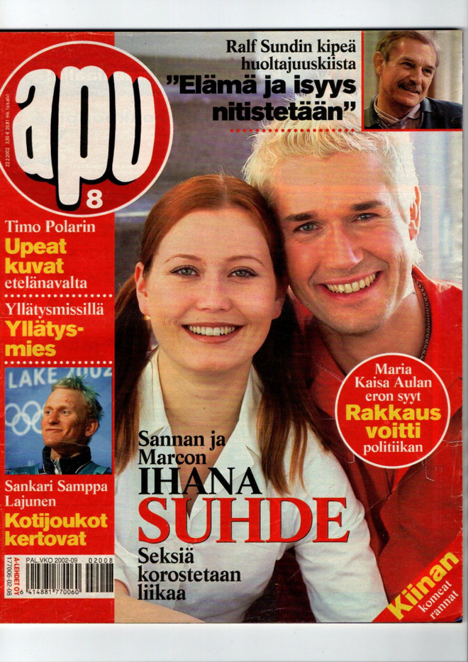 Apu n:o 8 2002 Miss Suomi. Salt Lake City. Sanna & Marco.