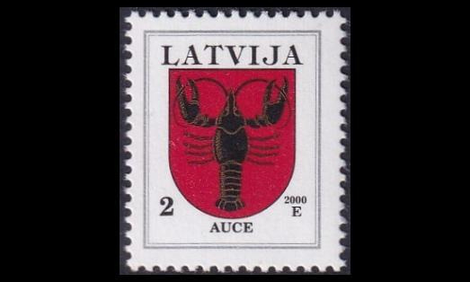 Latvia 421C_V ** Käyttösarja Vaakuna 2 S -00 (1996)
