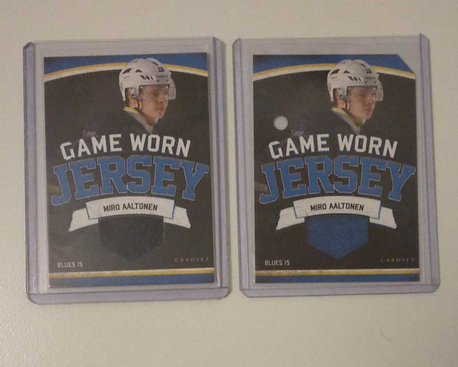 13-14 Cardset Jersey Miro Aaltonen, Blues /128