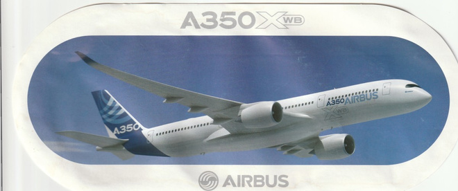 LENTOKONEKORTTI - AIRBUS A 350 XWB