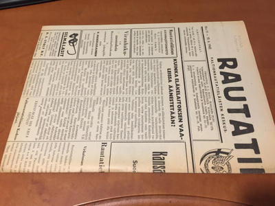 RAUTATIELÄINEN LEHTI 11/1942