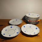 9 x Arabia Ruusu kahvikuppi + kermakko + 11 x aluslautanen - pikkukuva 4