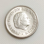 Alankomaiden Antillit 1/4 Gulden 1963, Juliana, hopeakolikko - pikkukuva 2