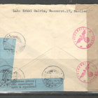 v. 1945 kirje Sveitsistä Suomeen, lipukkeita, leimoja, jne. - pikkukuva 2