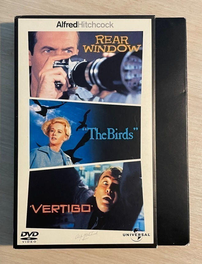 Takaikkuna (1954) Linnut (1958) Vertigo (1963) 3DVD