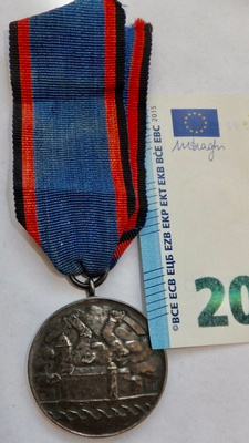 VANHA Mitali Venäjänsaaren Muistomiltali 1918 Vapaussota