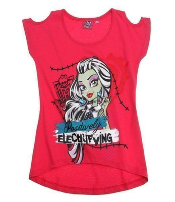 T-paita Monster High koko 152 cm Fuksia UUSI