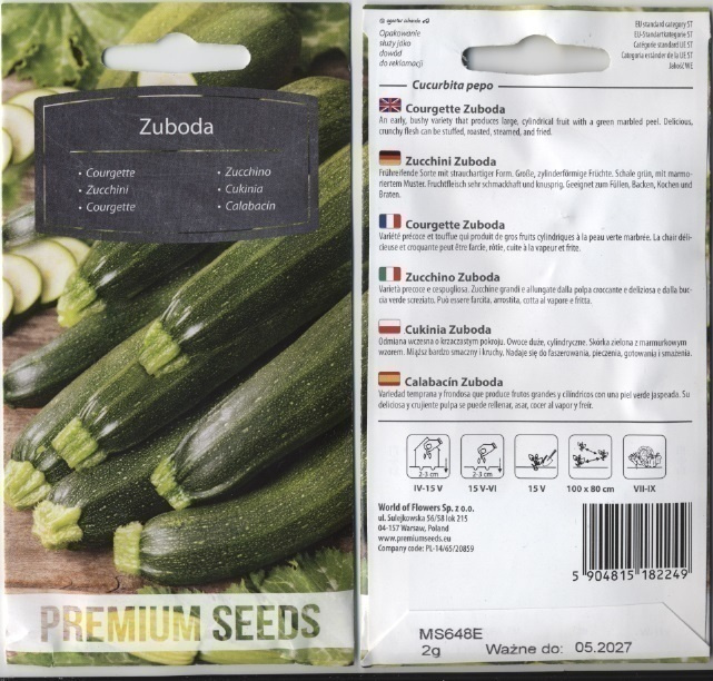 Kesäkurpitsa "Zuboda" - siemenet #