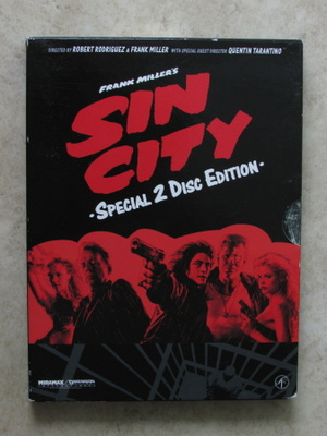 Sin City, 2 x DVD. Pahvikotelo malli