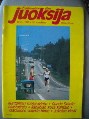 Juoksija lehti Nro 6/1988 (7.11)