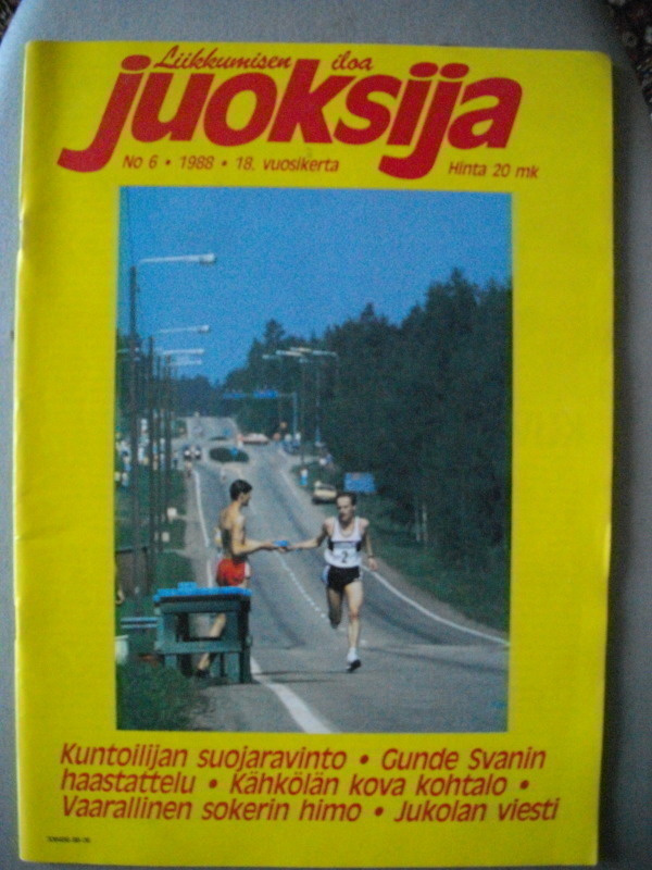 Juoksija lehti Nro 6/1988 (7.11)