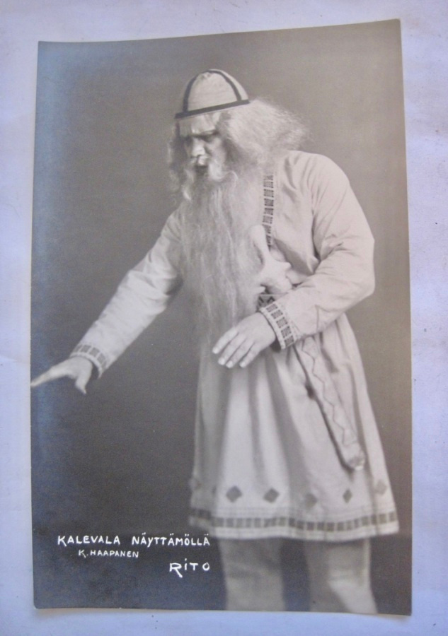 VANHA Postikortti Näyttelijä Haapanen Kalevala 1930-l