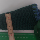 Alina´s handmade käsinvirkattu peniksenlämmitin raidallinen - pikkukuva 2