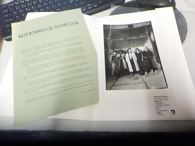 GRINGOS LOCOS EKA LEVYN LEVY-YHTIÖ PROMO KANSIO
