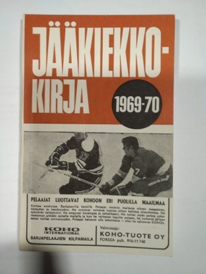 JÄÄKIEKKOKIRJA 1969-70