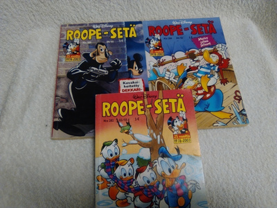 ROOPE-SETÄ  3 kpl  282, 284, 289   HYVÄ