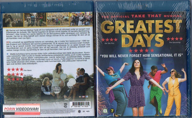 greatest days	(6 216)	UUSI	-FI-	BLU-RAY	nordic,			2023
