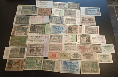 Iso kasa Saksalaisia seteleitä! LH 0€, EI HV!