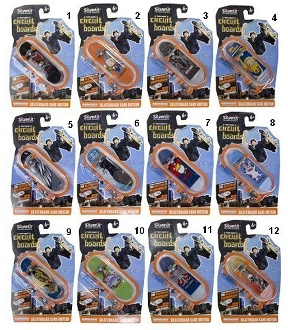 Tony Hawk circuit boards sormi skeittilauta, 10cm, erilaisia