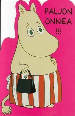 Muumit Muumimamma onnittelee (muotoonleik. kortti)