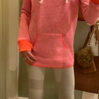 KANGAROOS nätti pinkki  neule fleece huppari 36/38 - pikkukuva 1
