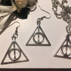 4 .. Harry Potter Hopean Väriset .. Korvakorut - pikkukuva 2