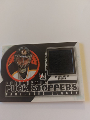 2013-14 ITG Enforcers Jerseys #PPSM03 Byron Dafoe /150